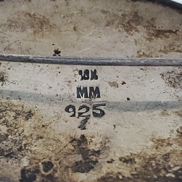 Peruvian Condor/Bird 18K 925 MM Gold Sterling Vintage Pin Brooch - Picture 3 of 6